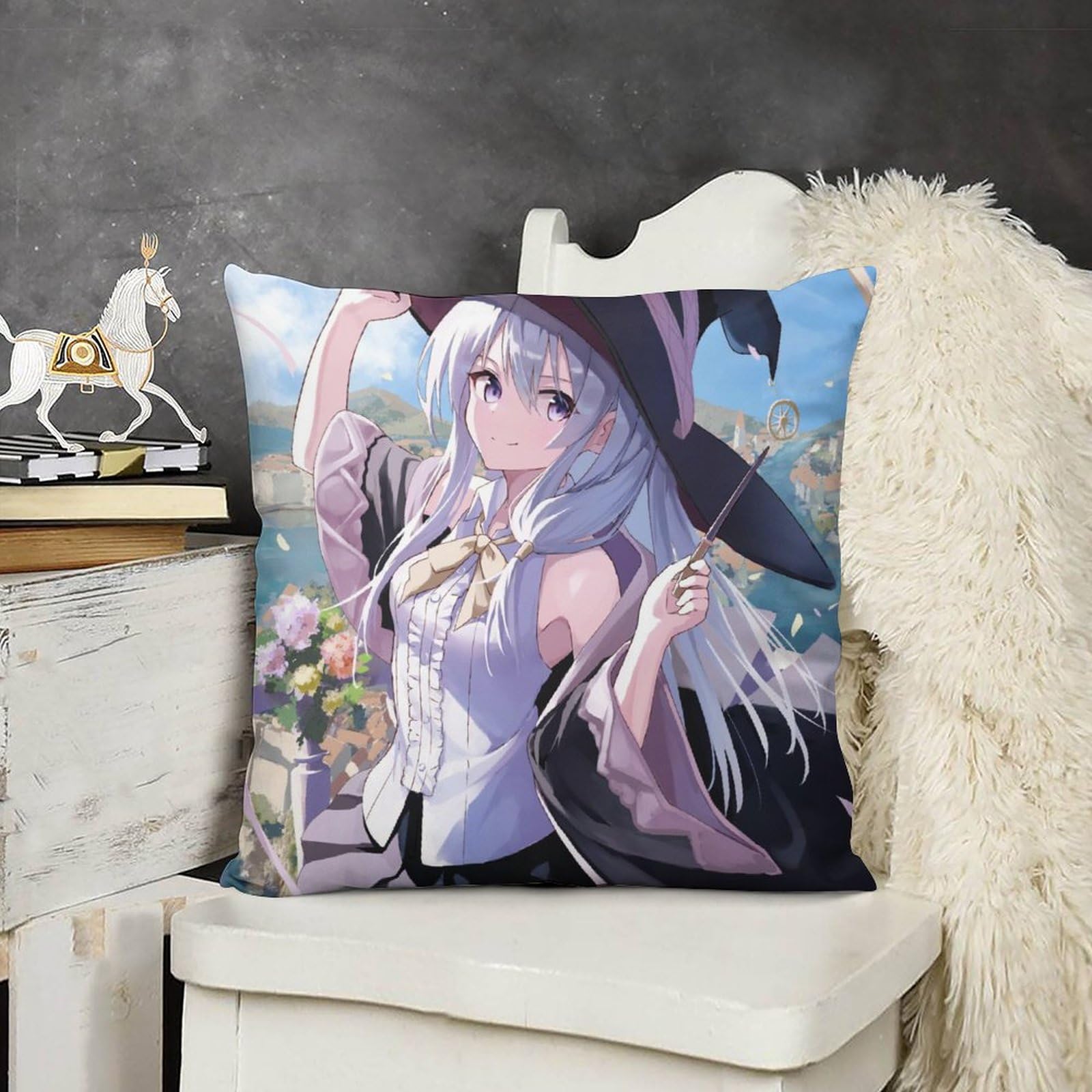 Amazon.co.jp: 抱き枕カバー アニメ 魔女の旅々 イレイナ ピローケース